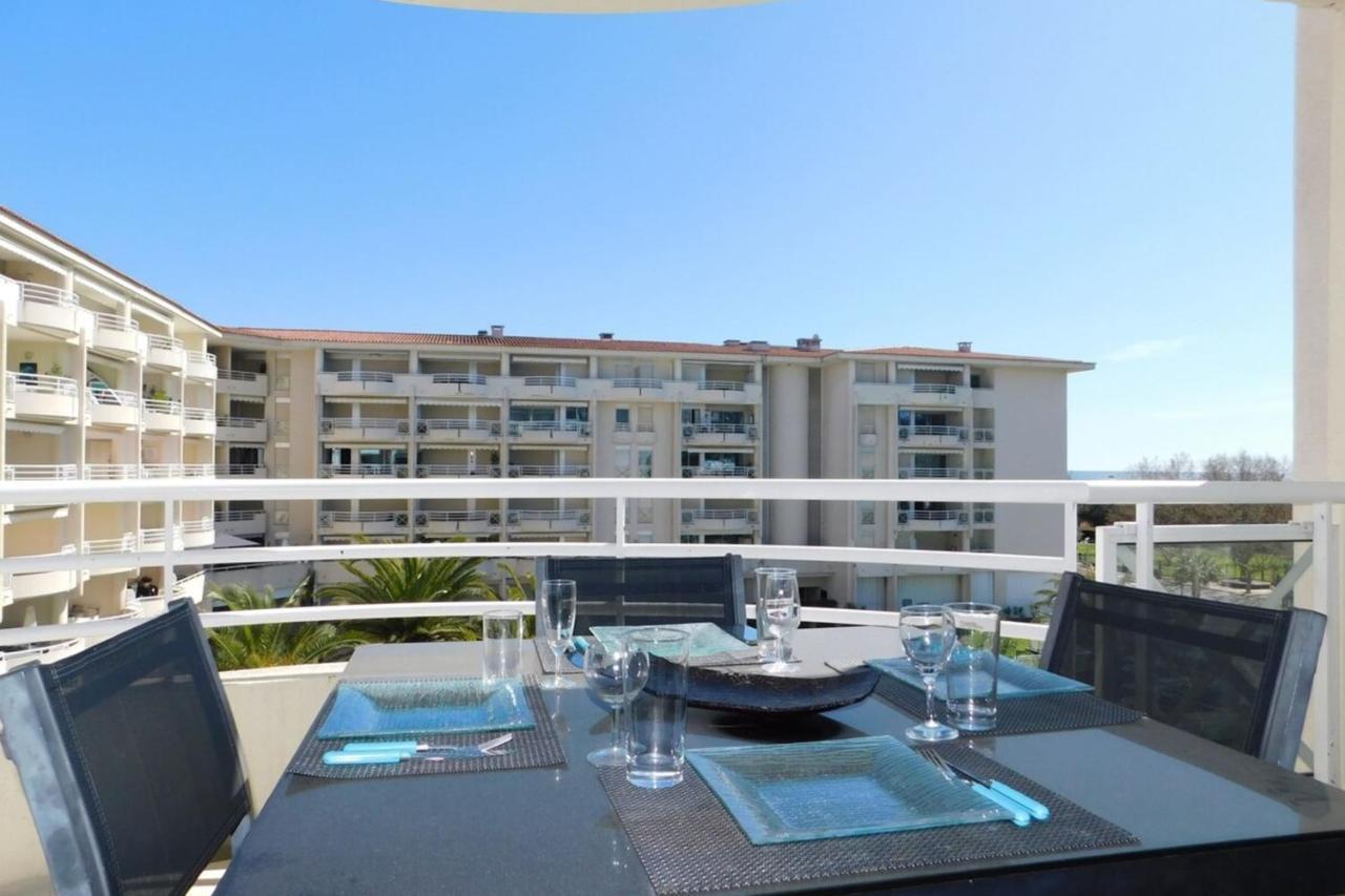 "T2 "Antibes Les Pins 3" Air Conditionned Sea View With Parking And Pool" Apartment Luaran gambar